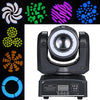 30W 8 Gobos Stage Light Rotating RGBW Spotlight Mini Moving Head Lamp