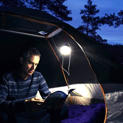 Portable Solar LED Camping Lantern Light