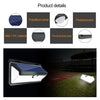 Solar Lamp 100 LEDs Motion Sensor