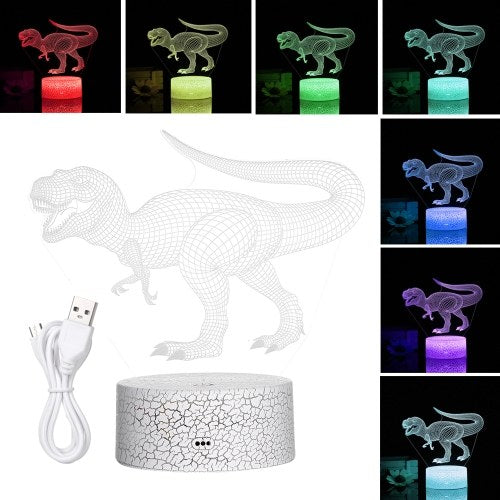 3D Dinosaur Night Light 3D LED LED LAMP