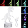 3D Dinosaur Night Light 3D LED LED LAMP