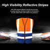 High Visibility Safety Vest with Pockets