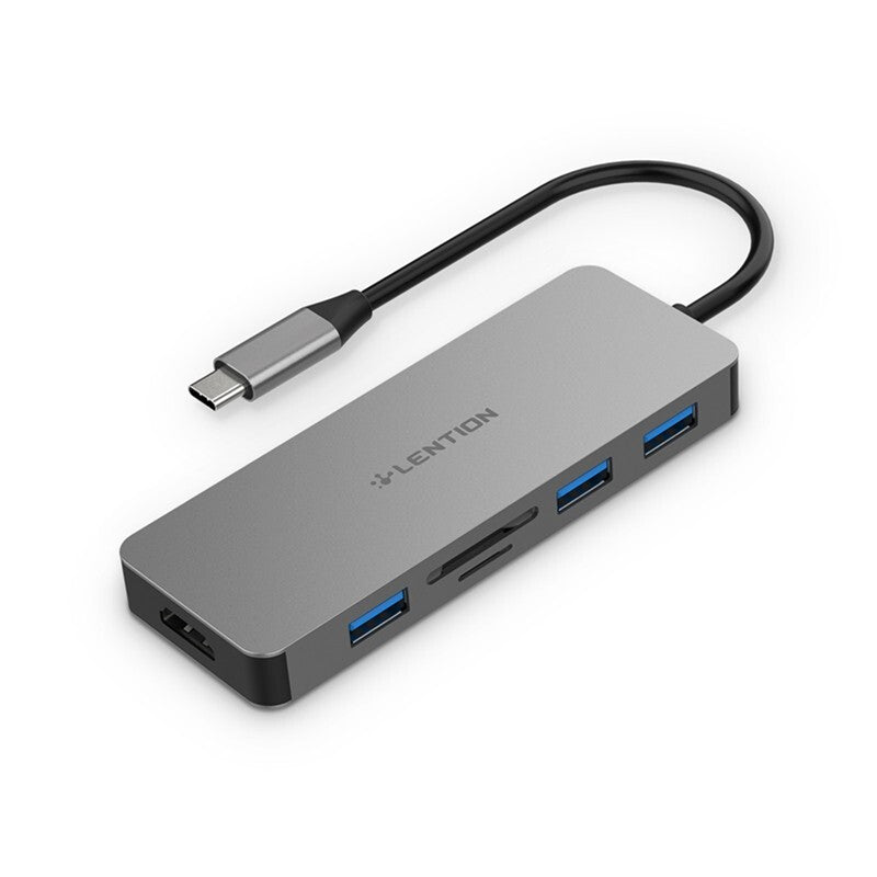 Lention Premium Usb C Hub - Space Gray