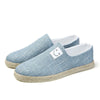 Linen Beanie Canvas Shoes - Sky Blue