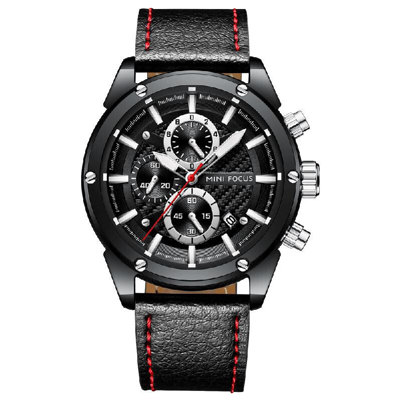 MF0161G Premium Men's Quartz Watch - Black