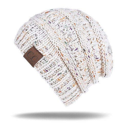 Women Stretch Knitted Beanie Hat