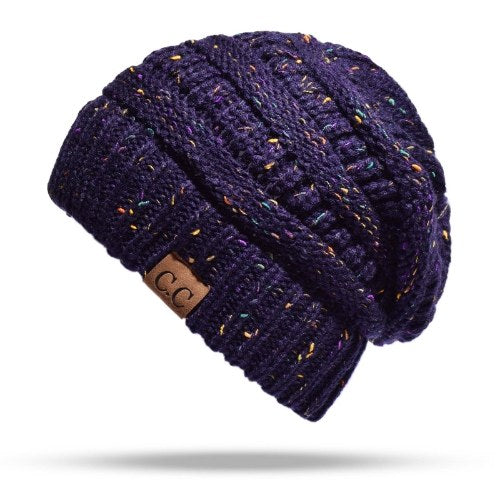 Women Stretch Knitted Beanie Hat