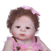 Reborn Baby Girl Doll 22 inch Soft Full Silicone Vinyl Body Lifelike Toddler Doll