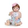 Reborn Baby Girl Doll 22 inch Soft Full Silicone Vinyl Body Lifelike Toddler Doll