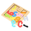 Wooden Jigsaw Puzzle Number Count Board Tangram Early Educational Develoment Toys Gifts for Kids