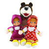 22CM Popular Masha Plush Dolls Cute Bear High Quality Russian Masha Stuffed Toys