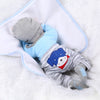 22inch 55cm Reborn Toddler Baby Doll Boy Silicone Body Boneca With Clothes Blue Eyes Lifelike Cute Gifts Toy