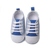 Infant Toddler Baby Casual Shoes Cotton Stripe Soft Sole Non-Slip Sneaker Prewalker Pink 4M
