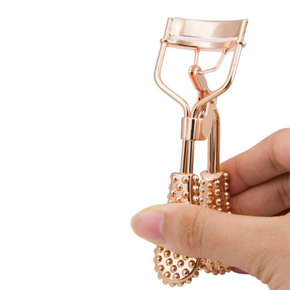 Maketop Eyelash Curler with Pressure Pad - Rose Gold