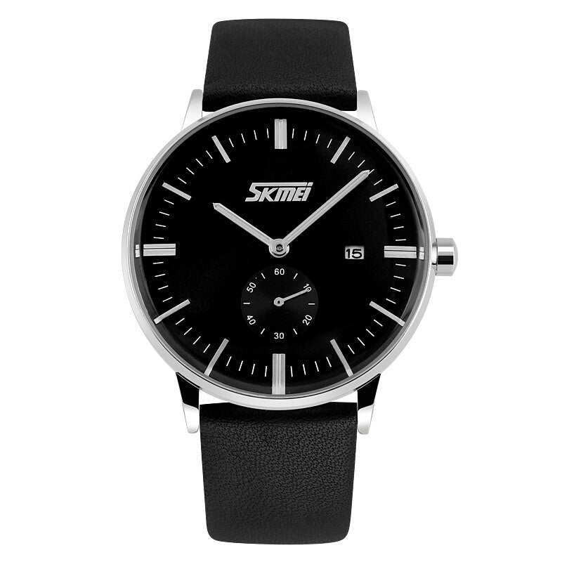 Men's Premium Quartz Casual Watch - Black