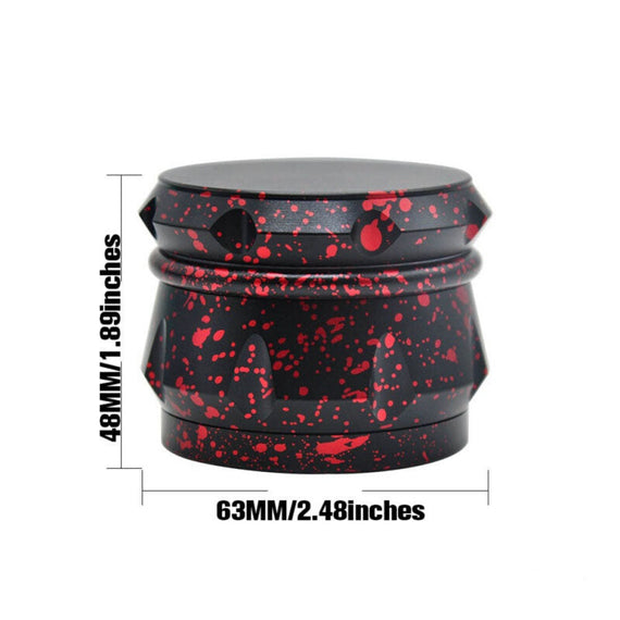 Metal 4 Layers High Quality Herb Grinder Spice Mill - Black