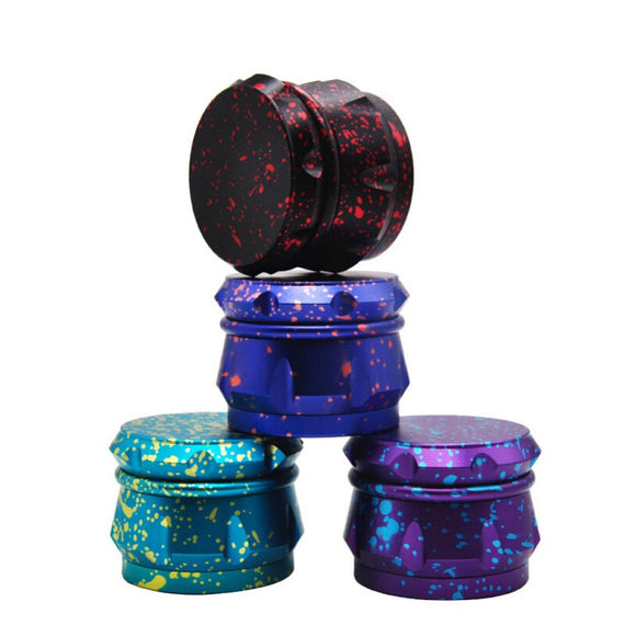 Metal 4 Layers High Quality Herb Grinder Spice Mill - Purple