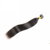 Micro Loop Straight Human Hair Extensions - Black