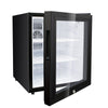 Mini Fridge Glass Door 42L - Black