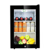 Mini Fridge Glass Door 62L - Black