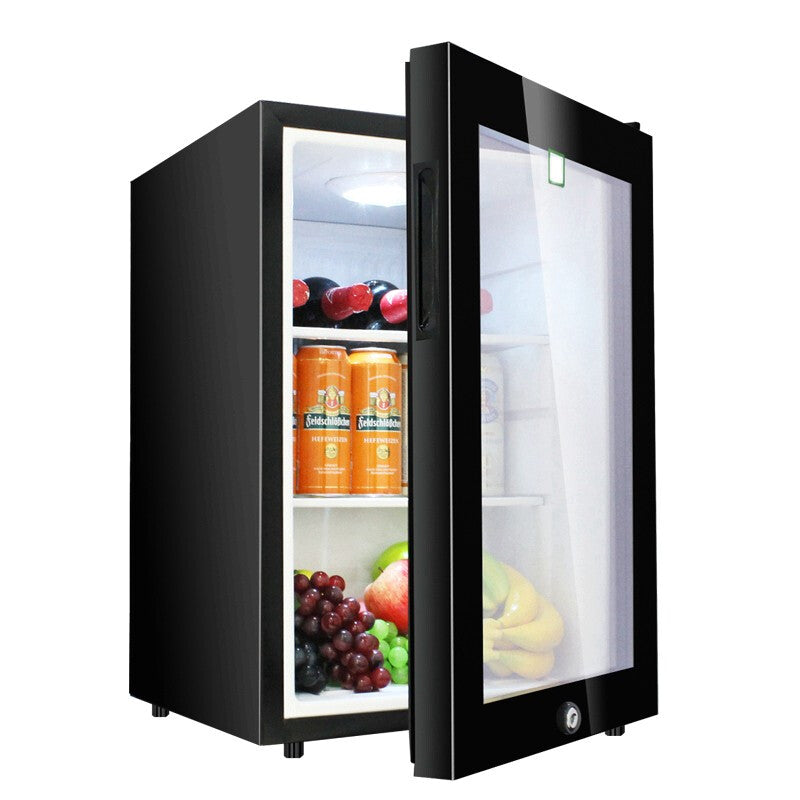 Mini Fridge Glass Door 62L - Black