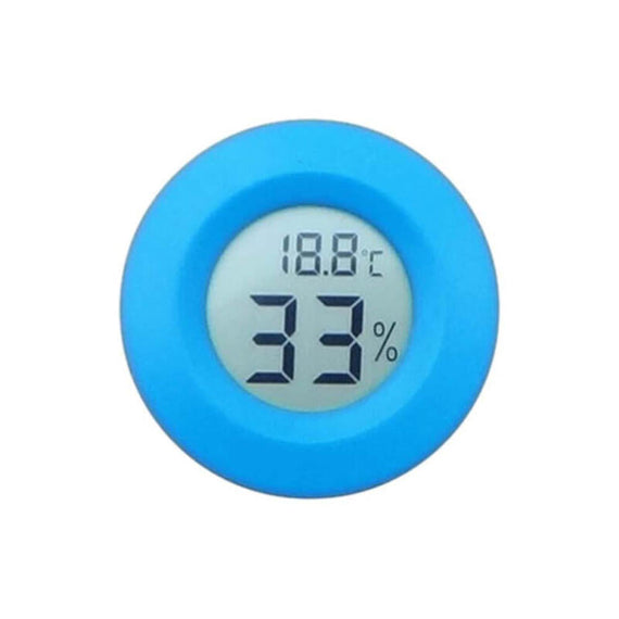 Mini Premium LCD Digital Hygrometer - Blue