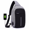 Multi-Functional Bag with External USB Port - Grey