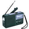 Modern Multifunctional Solar Crank Radio - Green