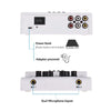 Muslady MF-8 Mini Karaoke Sound Mixer - White