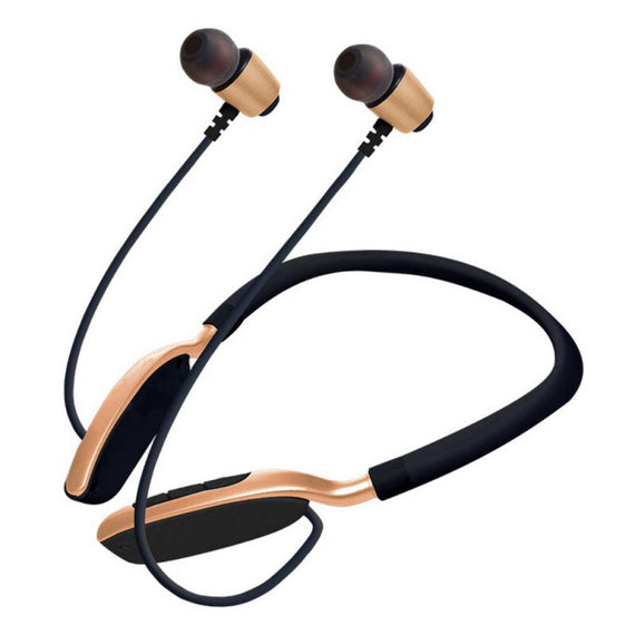 Neckband Premium Sports Bluetooth Headphones - Gold