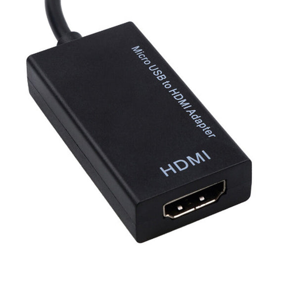 New HDTV Cable Micro USB 2.0 to HDMI Adapter - Black