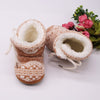 Newborn Winter Soft Sole Shoes - Bronze