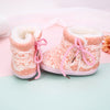 Newborn Winter Soft Sole Shoes - Magenta