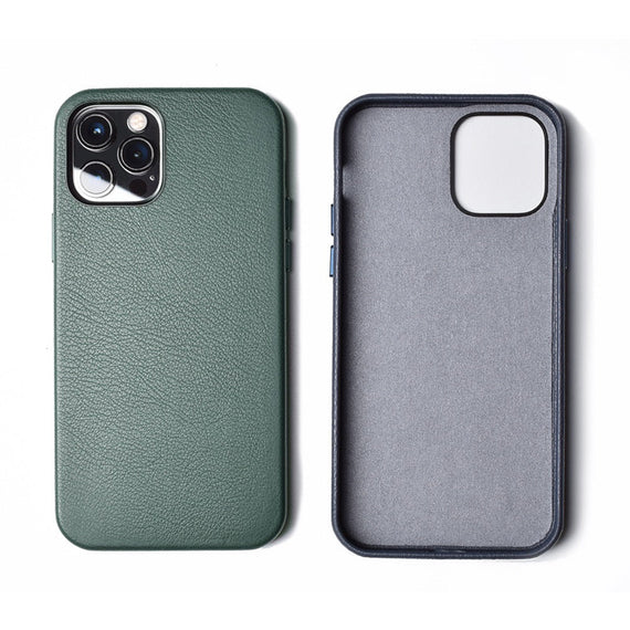 H1143 iPhone 12/13 Pro Max Genuine Leather Mobile Phone Case
