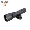 RichFire Outdoor Tactical Rotary Focusing Down-Hanging Flashlight LED White Light Exploding Strong Light 95-1 Gun Light