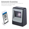 Wired Automatic Desktop 1D Barcode 2D QR Code Image Scanner Reader Scanning Platform Hands-free for Mobile Payment Supermarket Library Express Company Retail Store Warehouse