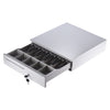 Heavy Duty Electronic 405 Cash Drawer Box Case Storage 5 Bill 5 Coin Trays Check Entry