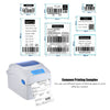 Gprinter GP-1324D طابعة حرارية 1D 2D QR ملصق باركود عنوان طباعة بوليصة الشحن الإلكترونية 8 بوصة سرعة سريعة عرض 20-118 مم مع مدخل ملصق خارجي لبريد طرود مستودع الخدمات اللوجستية السريعة