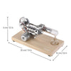 AIBECY MINI AIR Hot Air Stirling Motor Motor Model Generator Wooden Base Physics Science Toy Toy Toy