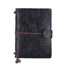 Vintage Full Grain Leather Refillable Travel Journal Notebook