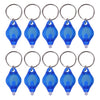 10Pcs Mini Portable UV LED Light Flashlight Keychain