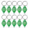 10Pcs Mini Portable UV LED Light Flashlight Keychain