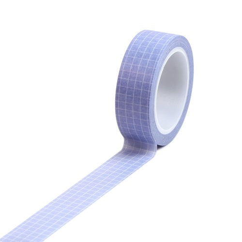 15mm×10m Grid Printed Pattern Pure Color Washi Tape Sticky Adhesive Paper