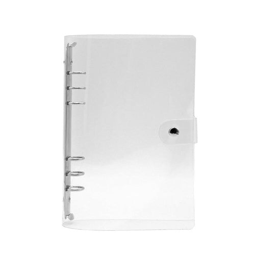 1Pc Transparent PVC Clip File Folder