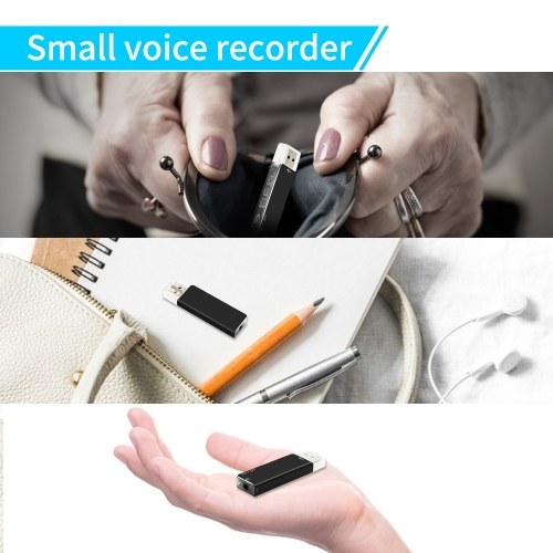 Mini Digital Voice Recorder 8GB USB Flash Drive Sound Audio Recorder Dictaphone