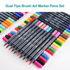 Skyglory Dual Tips Brush Art Marker Set