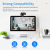 AIBECY HD 1080P كاميرا ويب USB COMPUTER CAMERA مع قوس ميكروفون مدمج قوس وتشغيله لمؤتمرات فيديو الكمبيوتر المحمول كمبيوتر سطح المكتب.