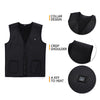 Outdoor Stylish High Quality Heated Vest - Black