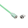 1M LEDs Data Cable Lighting Multifunctional Dust Plug Design Mobile Phone Charging Cable