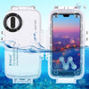 PULUZ 40m/130ft Diving Waterproof Case Smartphone Protective Cover Underwater Housing Case Shock-proof 360° Full Protection for Huawei P20/Huawei P20 Pro/Huawei Mate 20 Pro